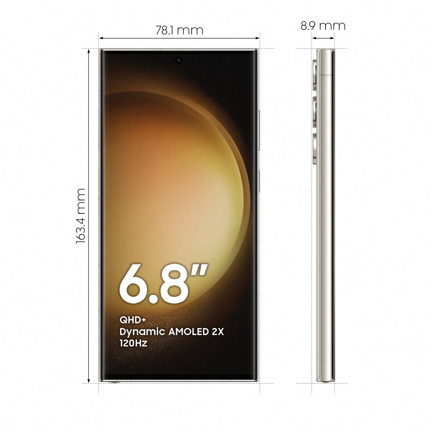 Samsung Galaxy S23 Ultra 5G 512GB S918B / Beige
