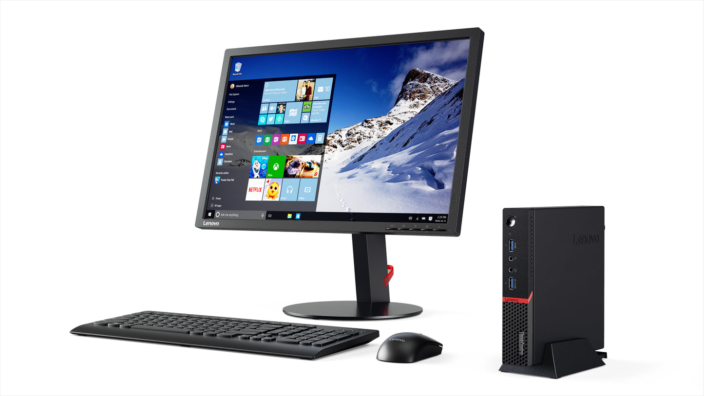Lenovo ThinkCentre M900 / i5-6500T / 8GB / 256GB / Win10Pro / Mini-PC