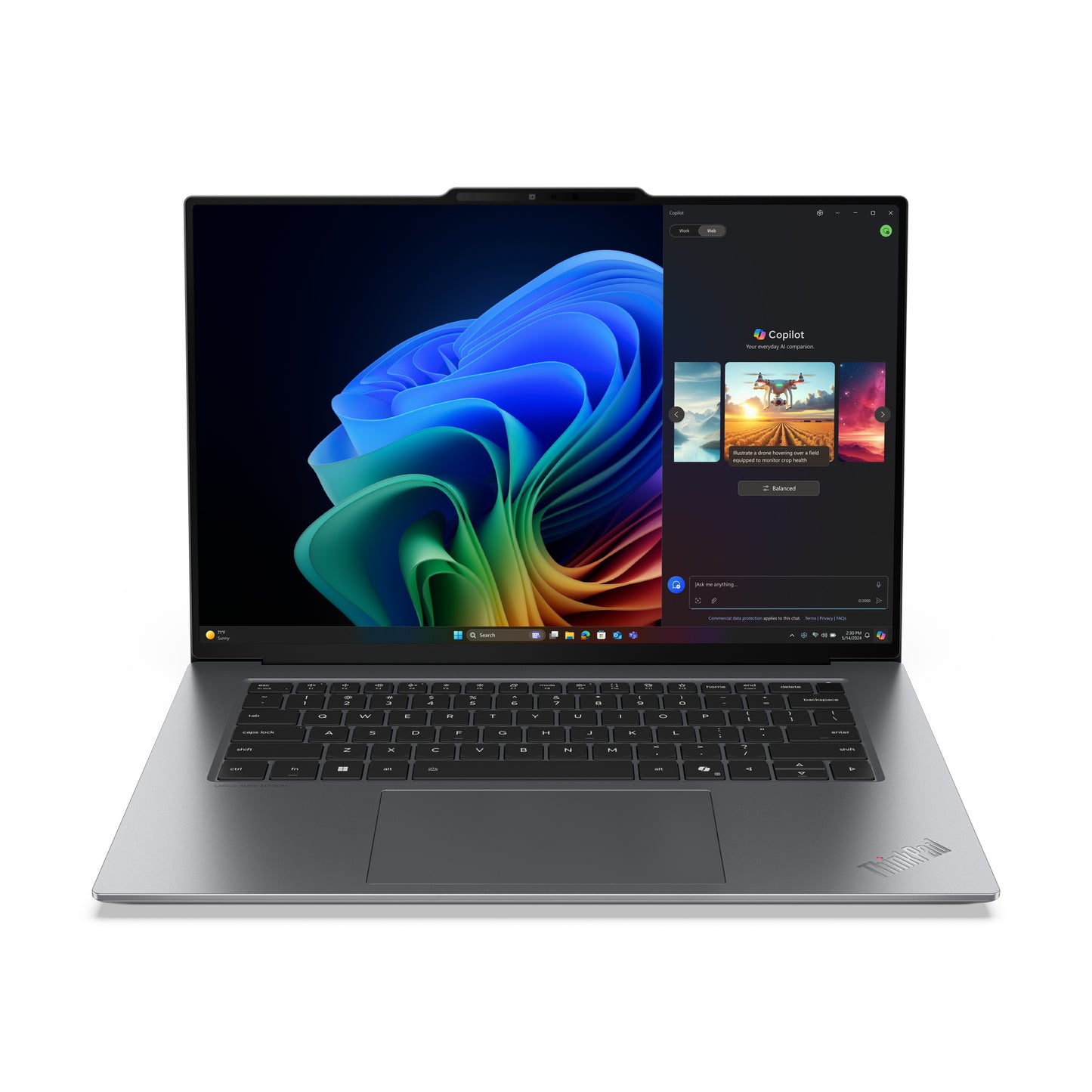 LENOVO THINKPAD X9-15 G1 / Intel Core Ultra 7 258V / 32GB / 1TB SSD NVMe M.2 / Windows 11 Pro / Grå