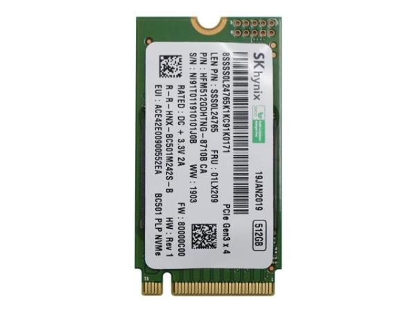 LENOVO ThinkPad 512GB M.2 2242 PCIe NVMe 3x4
