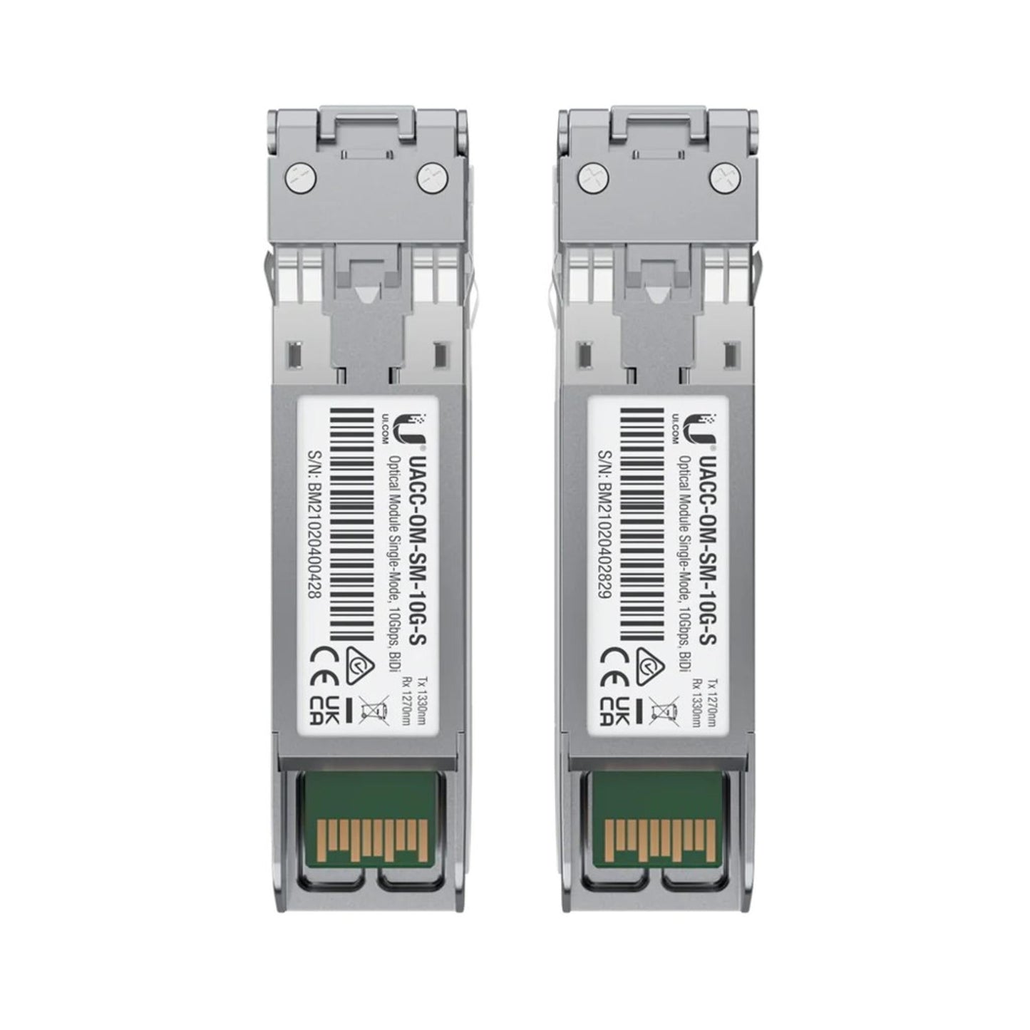 Ubiquiti UACC-OM-SM-10G-S-2 Transceiver-Moduler För Nätverk