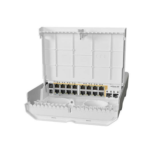 MikroTik CRS318-16P-2S+OUT - CIRKULERAD