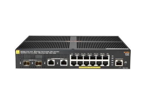 Aruba 2930F 12G PoE+ 2G/2SFP+ Switch