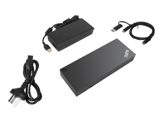 ThinkPad Hybrid USB-C with USB-A Dock - 1xUSB-C - 3xUSB 3 - 2xUSB 2 - 2xHDMI - 2xDP - 1xRJ45