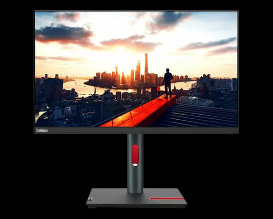 ThinkVision P24h-30 - 24 inch - Quad HD IPS LED Monitor - 2560x1440 - Pivot / HAS / RJ45 / USB-C