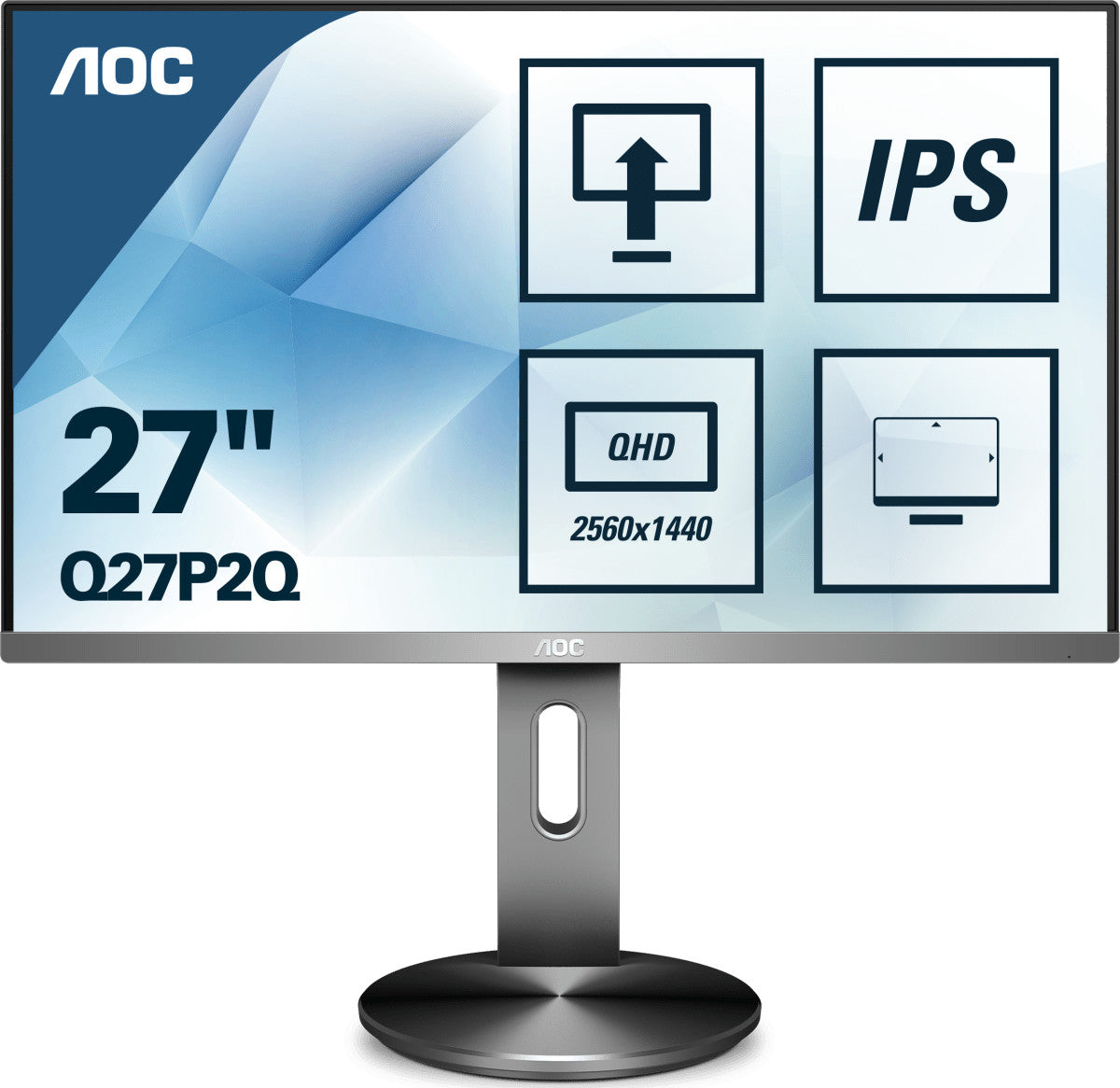 27 inch - Quad HD IPS LED Monitor - 2560x1440 - Pivot / HAS / Speakers