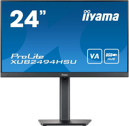 ProLite 24 inch - Full HD VA LED Monitor - 1920x1080 - Pivot / HAS / Speakers