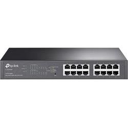 SWITCH - TL-SG1016PE - 16 Port - Managed - Gigabit Ethernet - Power over Ethernet (PoE) - 110Watt - Rack Mountable