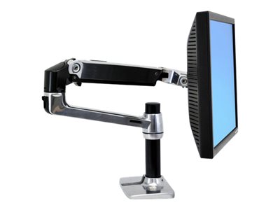 LX Desk Monitor Arm - 1 Monitor - max 34 inch - Polished Aluminum