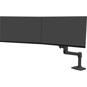 LX Series Monitor mount Arm - Black - Dual Display - max 25 inch