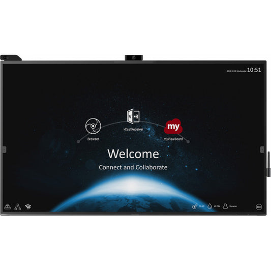 ViewBoard 70serie touchscreen - 86inch - 4K - Android 8.0 - PCAP 350 nits - incl. camera/mic - 2x10W + sub 15W