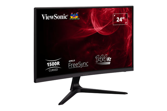 LED Monitor - FUll HD - 24inch - 250 nits - Curved - resp 1ms - incl 2x2W speakers 165Hz FreeSync Premium