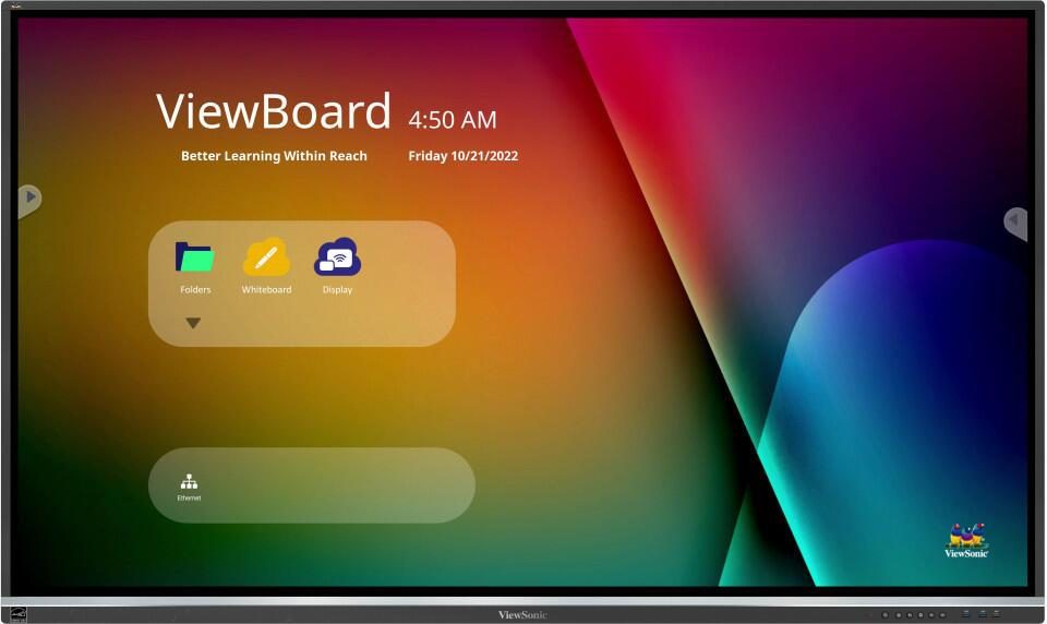 ViewBoard 50serie touchscreen - 75inch - UHD - Android 11.0 - IR 400 nits - 2x15W + sub 16W - USB-C - 8/64GB