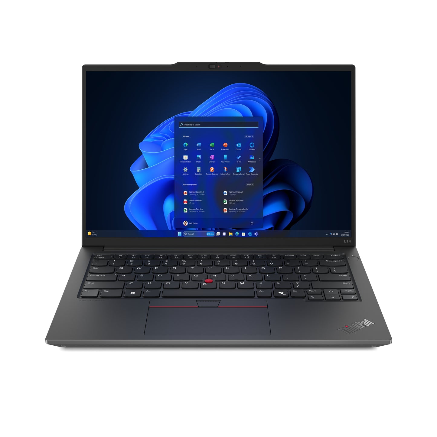 LENOVO THINKPAD E14 G6 / Intel Core Ultra 5 125U / 16GB / 512GB SSD NVMe M.2 / Windows 11 Pro / Svart