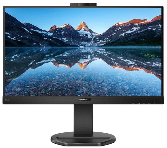 B-Line - 24 inch - Full HD IPS LED Monitor - 1920x1080 - Pivot / HAS / USB-C / Webcam / Speakers