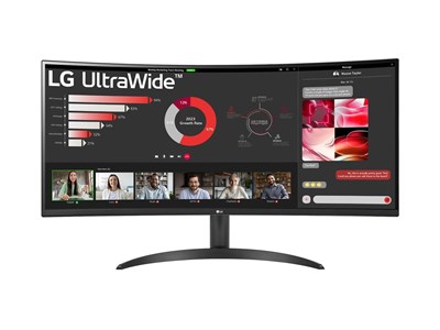 WR50QC Series - 34 inch - Curved - UltraWide Quad HD VA LED Monitor - 3440x1440