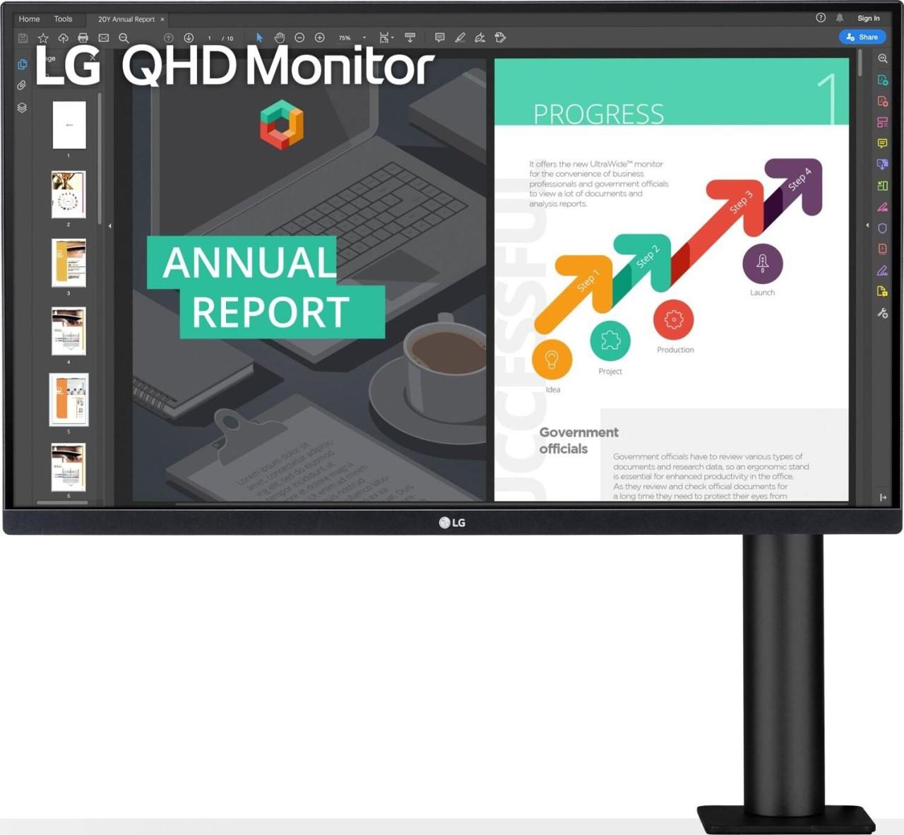 QN880P Series - 27 inch - Quad HD IPS LED Monitor - 2560x1440 - Pivot / HAS / USB-C / Speakers