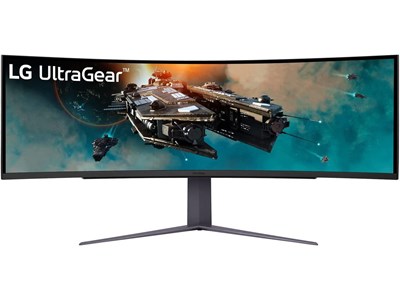 GR85DC Series - 49 inch - Curved - Dual Quad HD VA LED Gaming Monitor - 5120x1440 - 240Hz - HAS