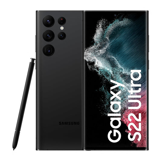 Samsung Galaxy S22 Ultra 5G 256GB S908B / Svart  / Helt nytt batteri