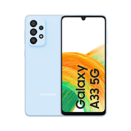Samsung Galaxy A33 5G 128GB A336B / Blå  / Helt nytt batteri