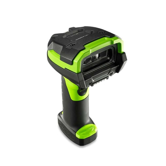 LI3678 Handheld Barcode Scanner - Wireless Connectivity - Industrial Green - Black - 1D - Imager - Bluetooth