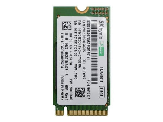 LENOVO ThinkPad 512GB M.2 2242 PCIe NVMe 3x4