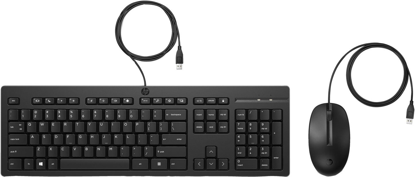 HP 225 Sats med tangentbord och mus USB - CIRKULERAD