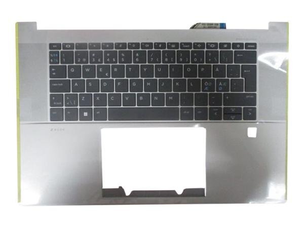 HP Zbook Studio 16" G9/G10 Topcover - NORDIC - BL - CIRKULERAD