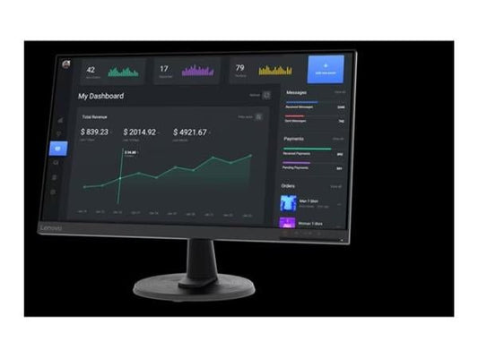 LENOVO D24-40 - 23.8" FHD Monitor - HDMI, VGA - CIRKULERAD