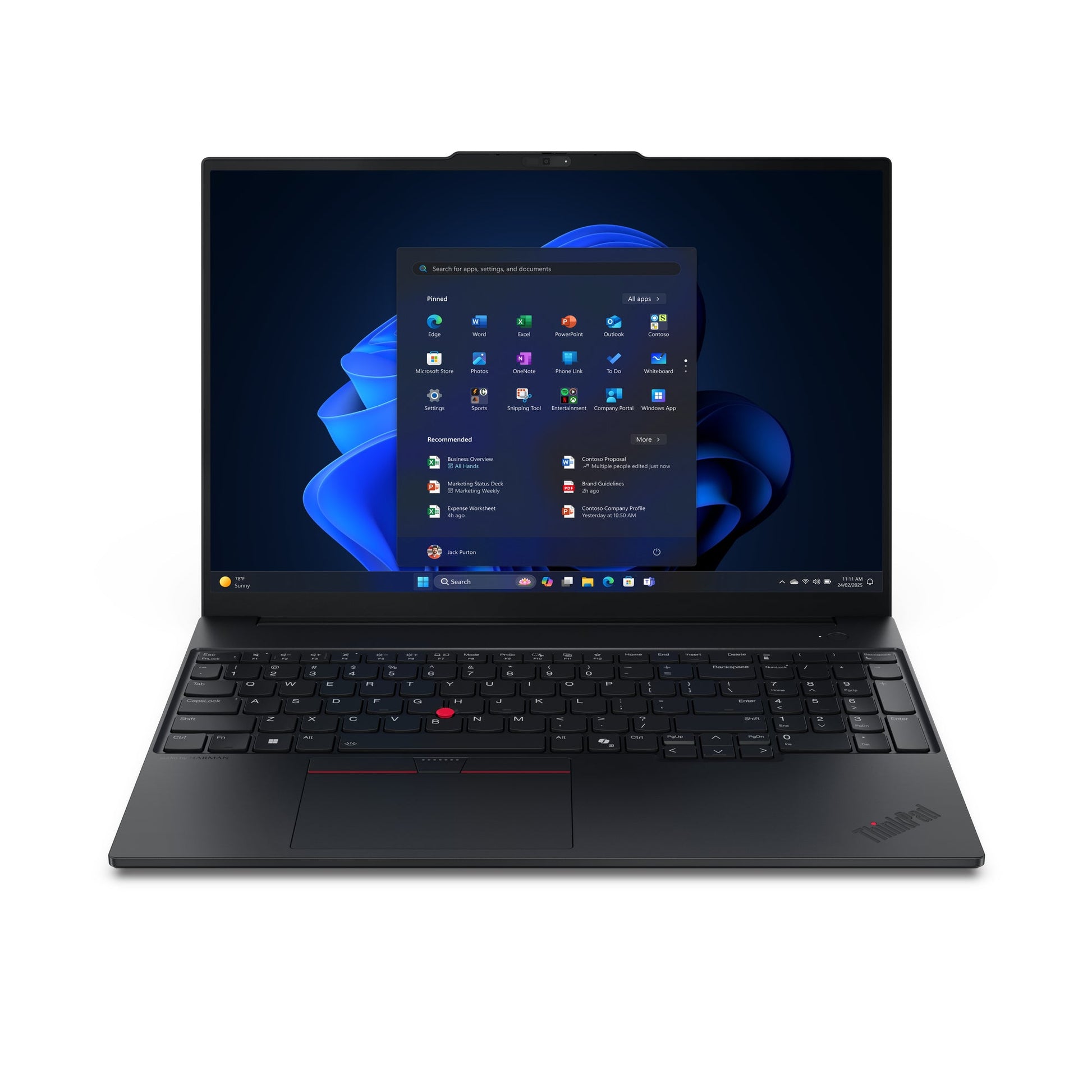 LENOVO THINKPAD E16 G3 / Intel Core Ultra 5 225U / 16GB / 512GB SSD NVMe M.2 / Windows 11 Pro / Svart - CIRKULERAD