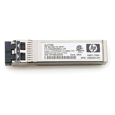 AJ718A - HP 8Gb Short Wave Fibre Channel SFP+ 1 Pack Transceiver